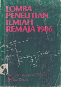 Image of Lomba Penelitian Ilmiah Remaja 1986