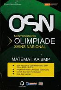 Image of OSN : Menyongsong Olimpiade Sains Nasional Matematika SMP